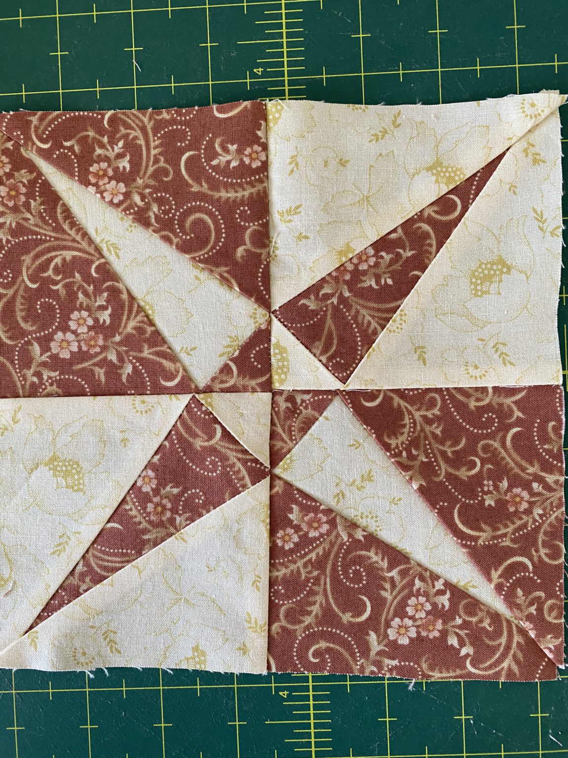 Crossed Canoes Quilt Block Antique Inspired Made Easy Susies Scraps