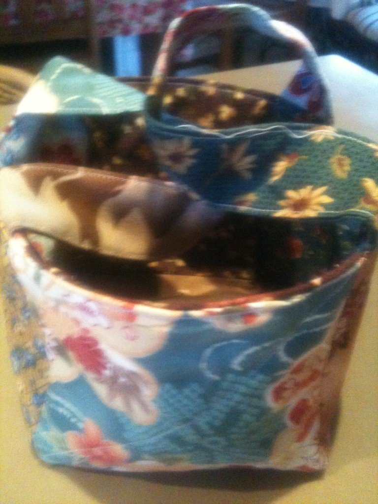 Scrap Fabric Baskets