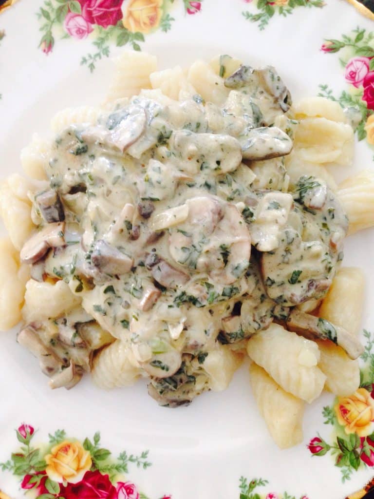 What’s Cooking?….Creamy Mushroom and Truffle Gnocchi