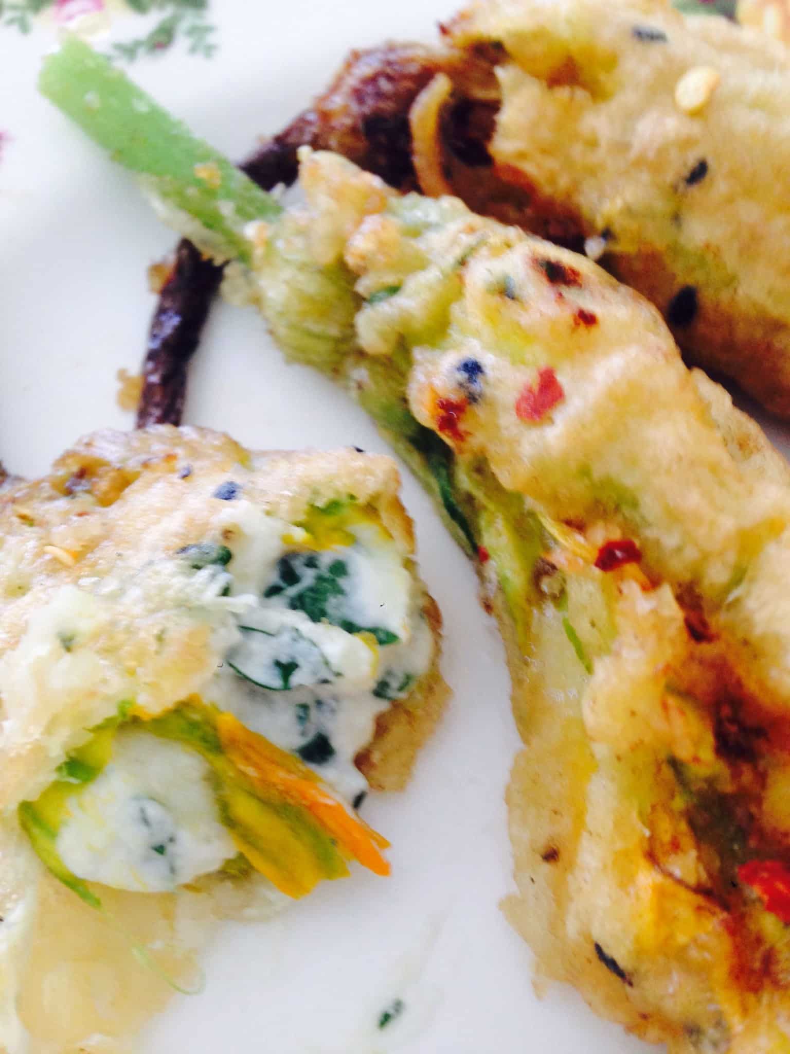 what-s-cooking-ricotta-stuffed-zucchini-flowers-in-sesame-tempura