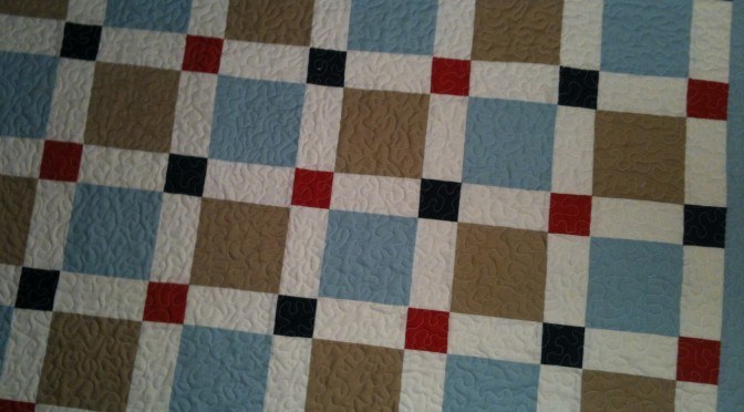 Disappearing Nine Patch Baby Quilt