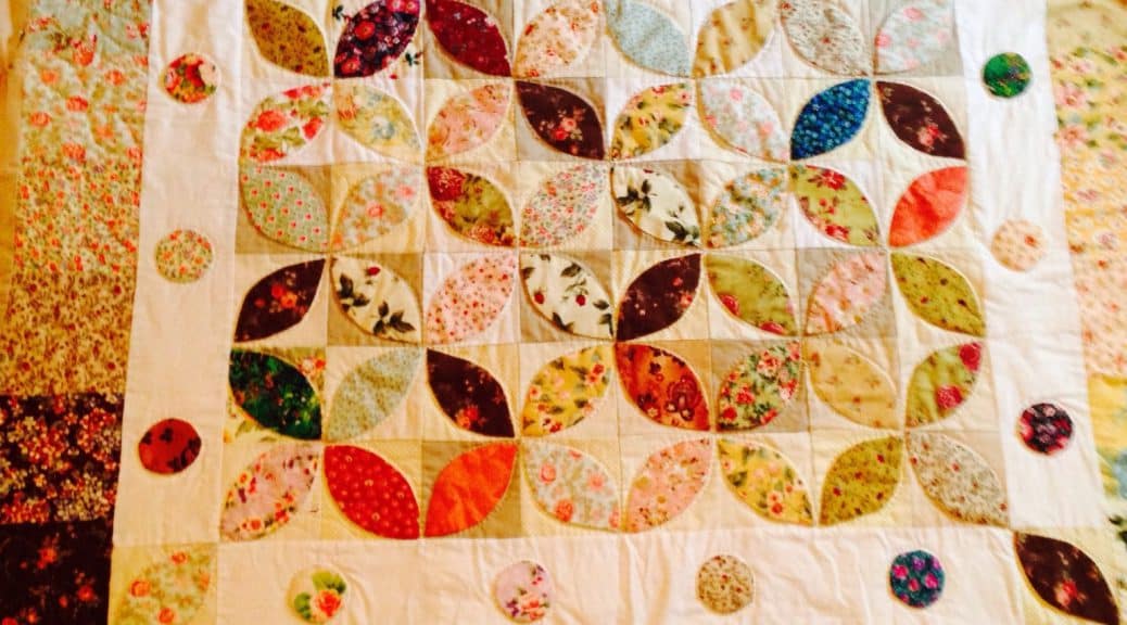 Orange Peel Quilt with Charms Journey so Far