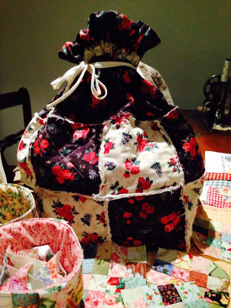 Terrific Textile Tote Rag Bag