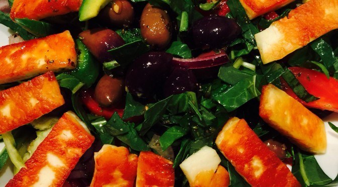 What’s Cooking? … Spinach and Kalamata Salad with Sweet Lemon Dressing