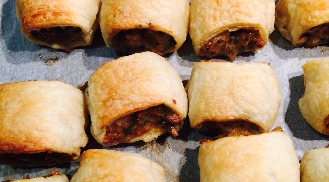 What’s Cooking?…Home-Made Sausage Rolls