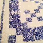 Delft Blue Chaining Nine Patch and Pattern