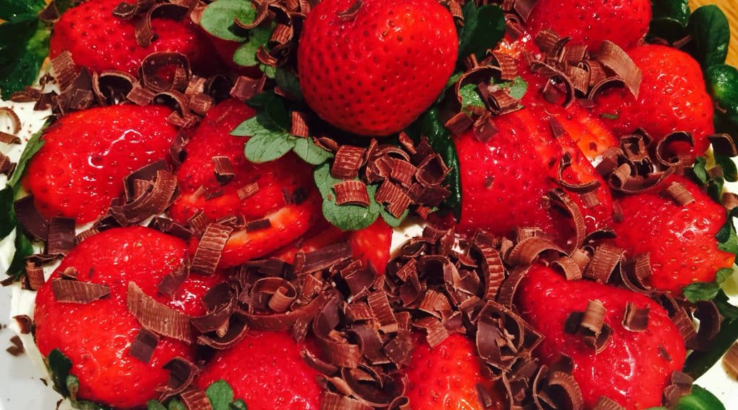 What’s Cooking?…Strawberry Sponge Torte