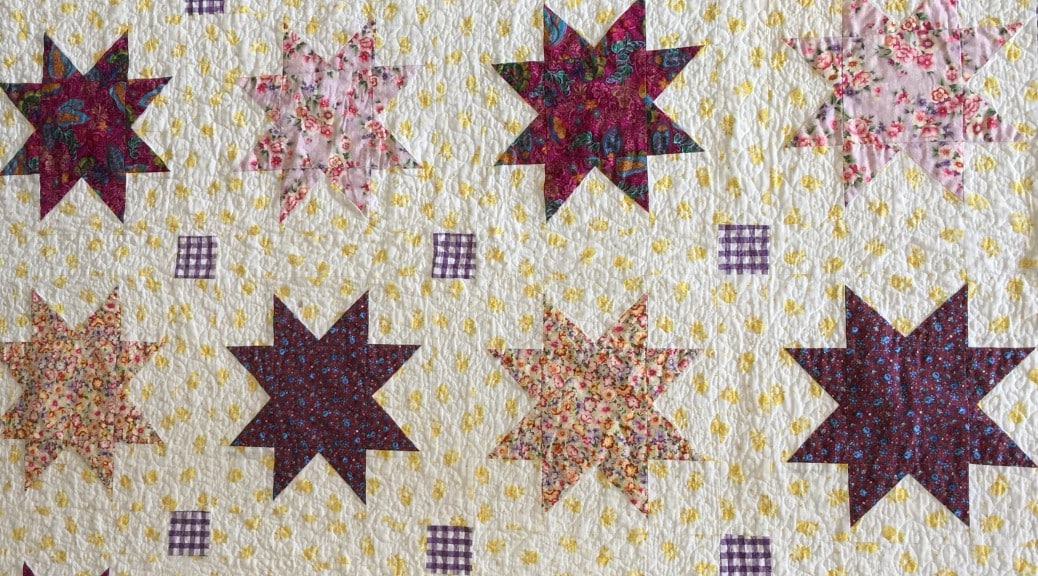 Charm Square Stars “Anika’s Quilt” Free Pattern