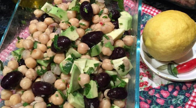 What’s Cooking?…Creamy Chickpeas Salad
