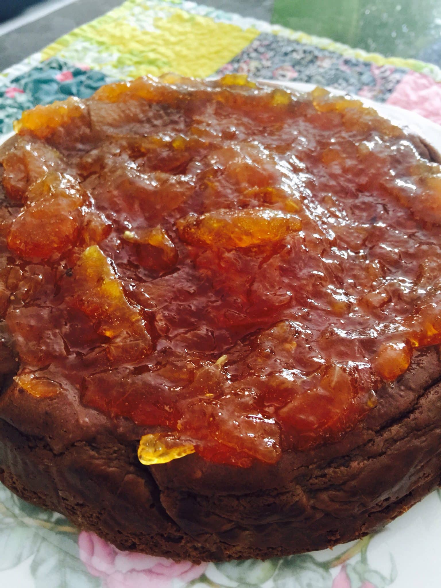 What’s Cooking?…Chocolate Marmalade Cheesecake
