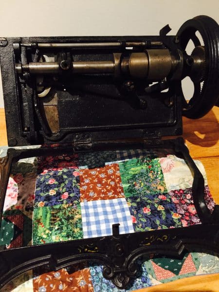 Wertheim Model A Hand Crank antique sewing machine susies-scraps.com