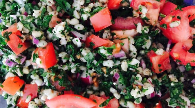 What’s Cooking?…Barley Tabouleh
