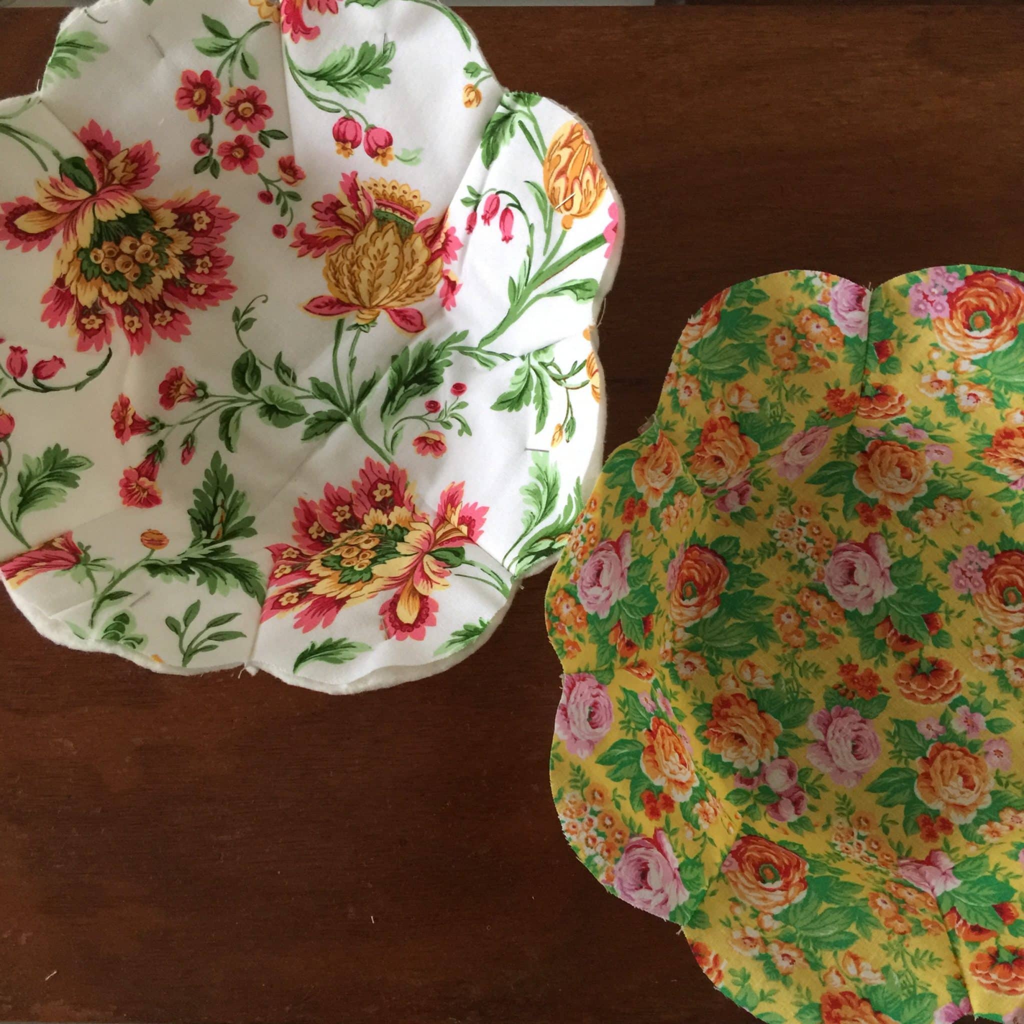 Quilted Flower Bowl & Tutorial