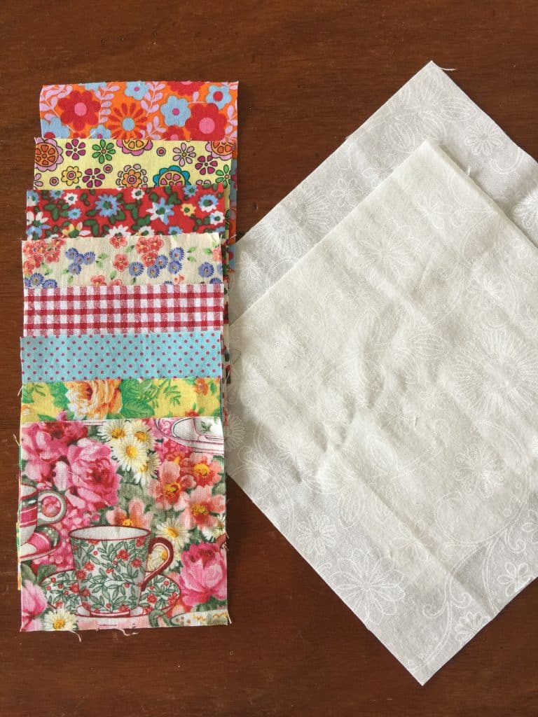 Scrappy Pinwheel in a Square | susies-scraps.com