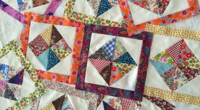 Scrappy Pinwheel in a Square – Part 2