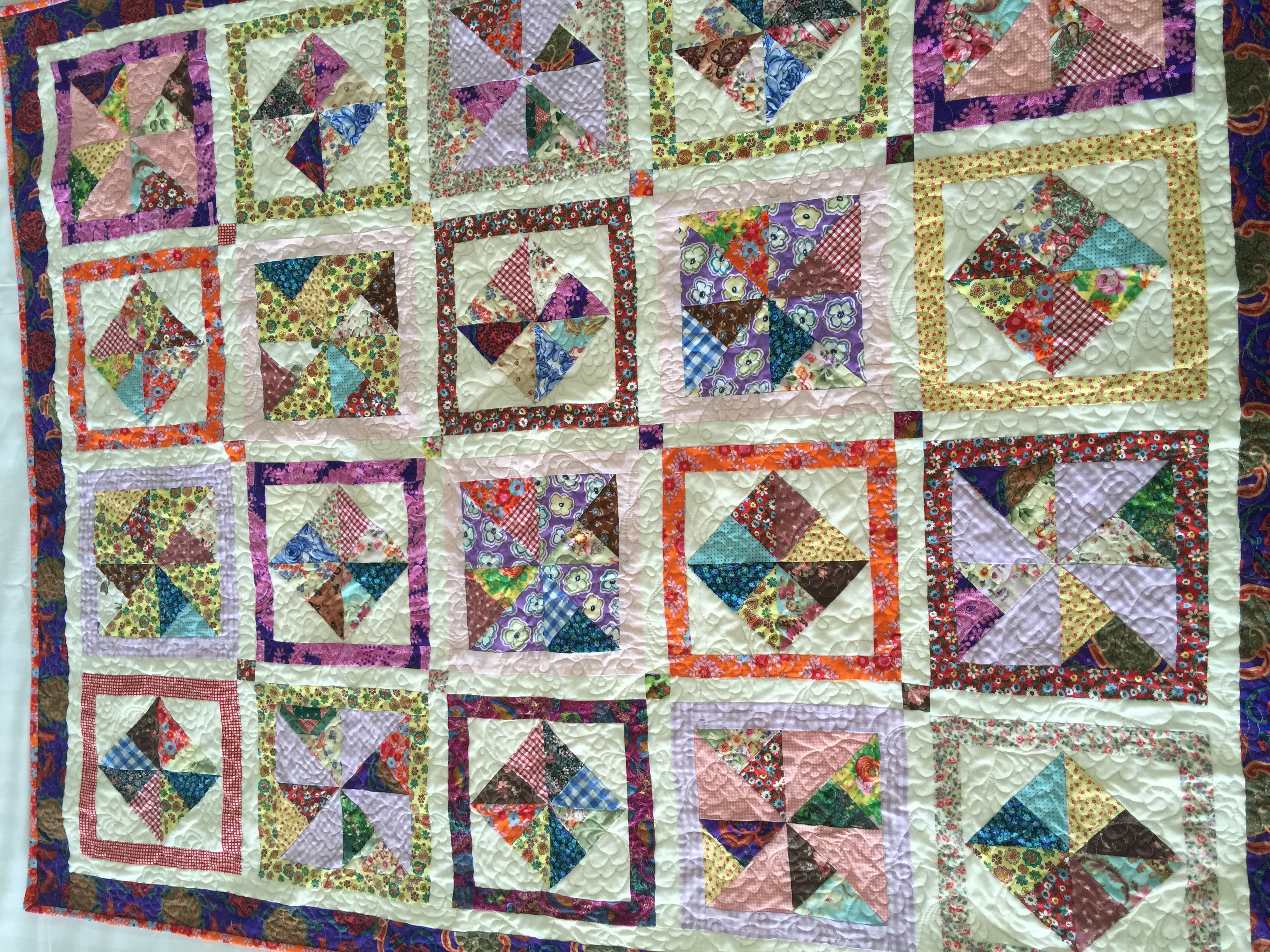 Framing Pinwheels Quilt and Pattern