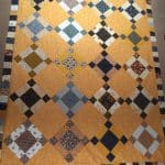 Uneven Nine Patch Quilt Pattern Antique Style