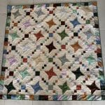 Fettered Friendship Stars Quilt Pattern Bordered | susies-scraps.com