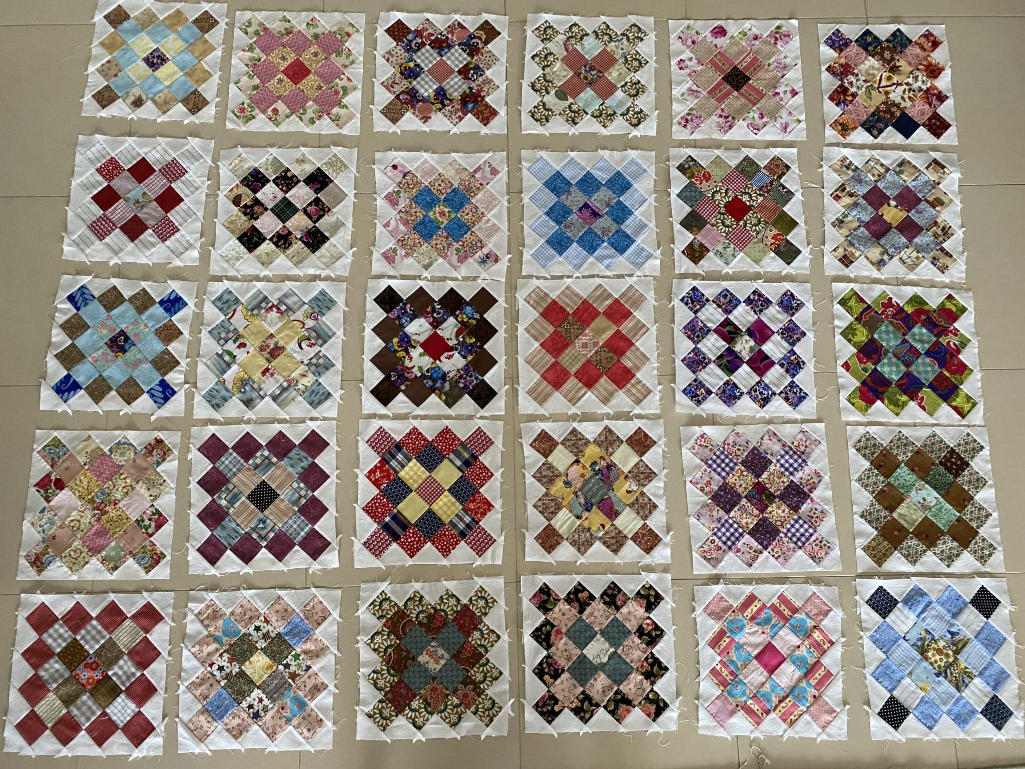 Scrap Great Granny Squares Quilt Revival