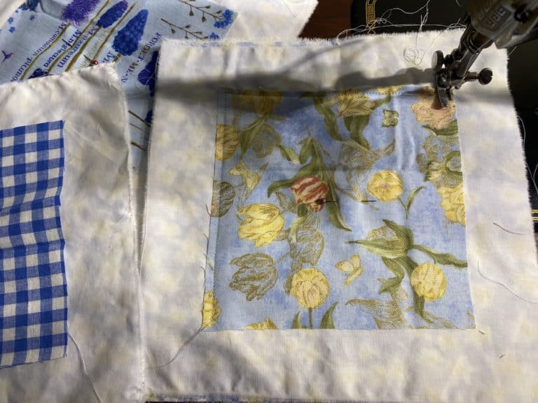 Ragtime Blues Shadow Quilt and Tutorial - susies-scraps.com