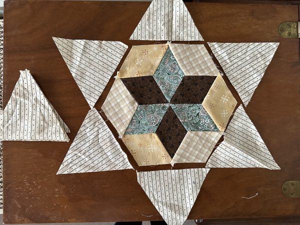 Star Points for Hexagon Stars Antique Inspired - Part 3 Star in a Star Susies-scraps.com