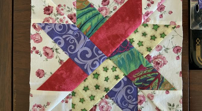 Woven Star Quilt Block Made Easy
