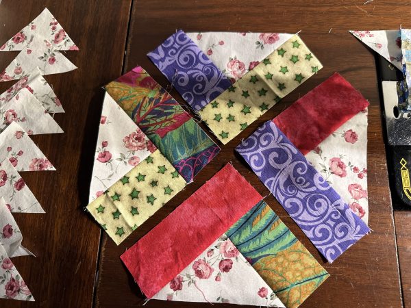 Woven Star Quilt Block Made Easy susies-scraps.com