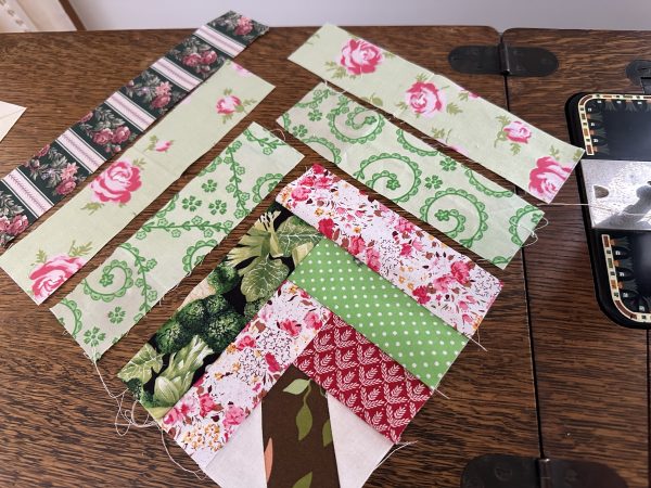 Woven Pine Tree Quilt Block susies-scraps.com