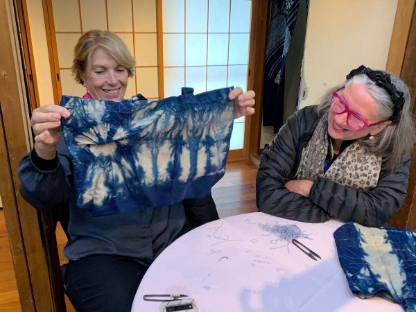 Craft Tour Japan Susie's-scraps.com Shibori Indigo Dyeing