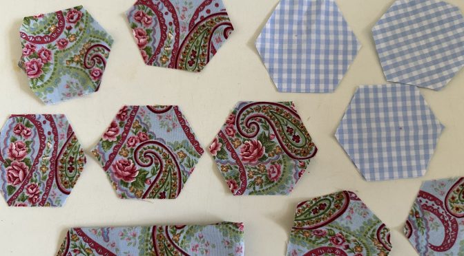 Cut Hexagons from Strips susies-scraps.com